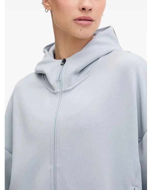 The North Face Gray Jaida Zip-Up Drop-Shoulder Hoodie