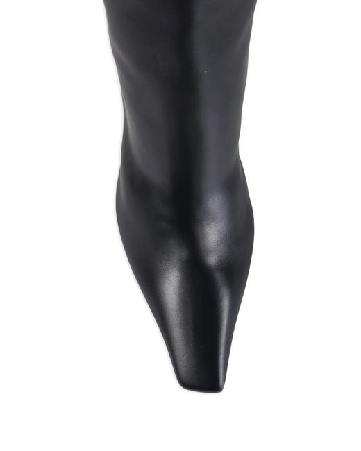 AMINA MUADDI Black Mona Zip Boots