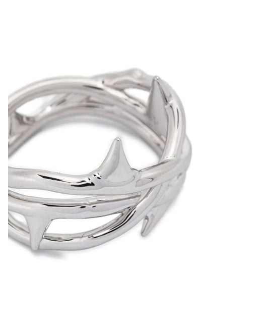 Shaun Leane Rose Thorn Ring White