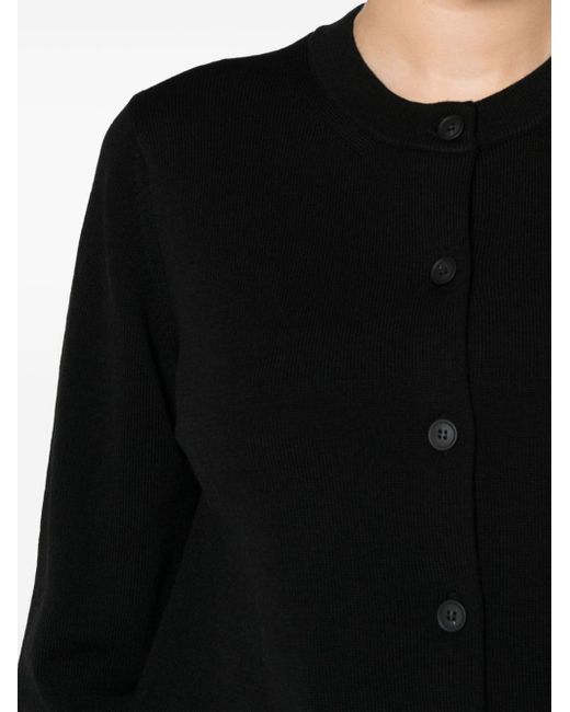 Maison Kitsuné Wollen Vest in het Black