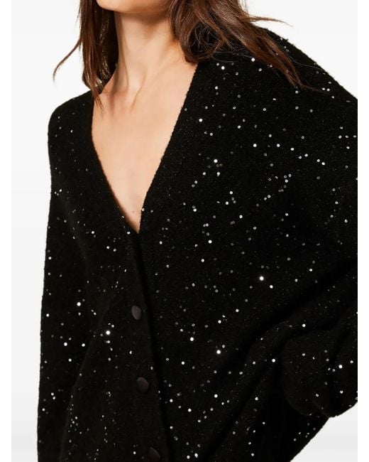 Twinset Black Sequin Cardigan