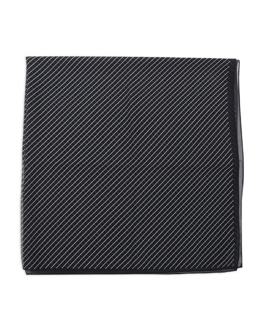 Frankie Shop Black Striped-Pattern Scarf