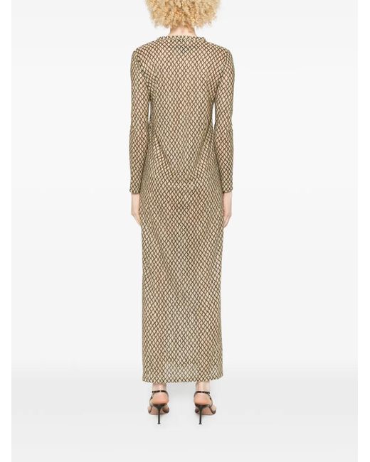Siyu Natural V-Neck Maxi Dress