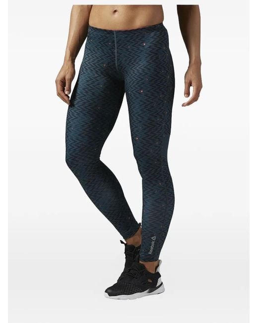 Reebok Blue Running Essentials Leggings