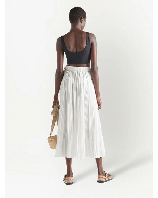 Prada Black Sleeveless Triangle Crop Top