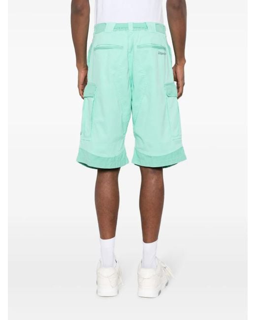Objects IV Life Blue Organic Cotton Cargo Shorts