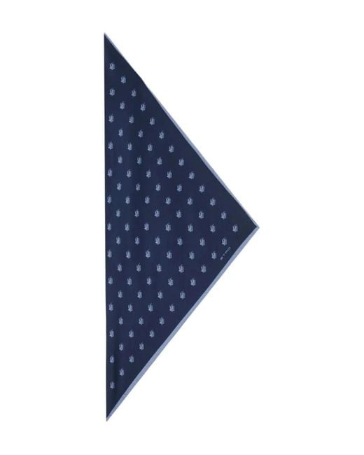 Scarf di Etro in Blue da Uomo