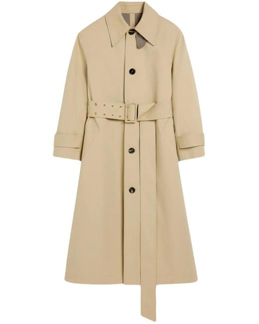 AMI Natural Trenchcoat Mit Gürtel