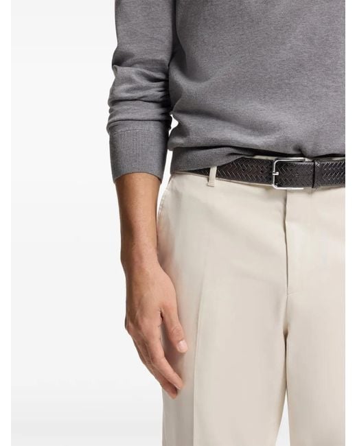Boss Black Madison Woven Belt for men