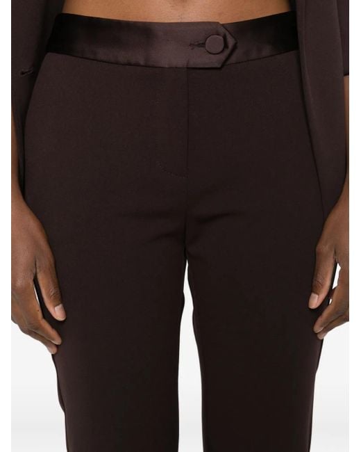Pantalon En Coton À Boutonnière Imperial en coloris Brown