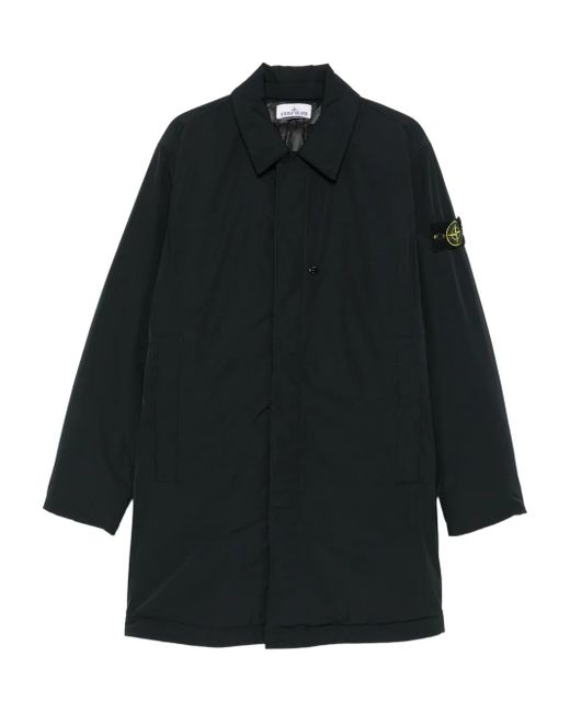 Cappotto Con Tasche Applicate di Stone Island in Black da Uomo