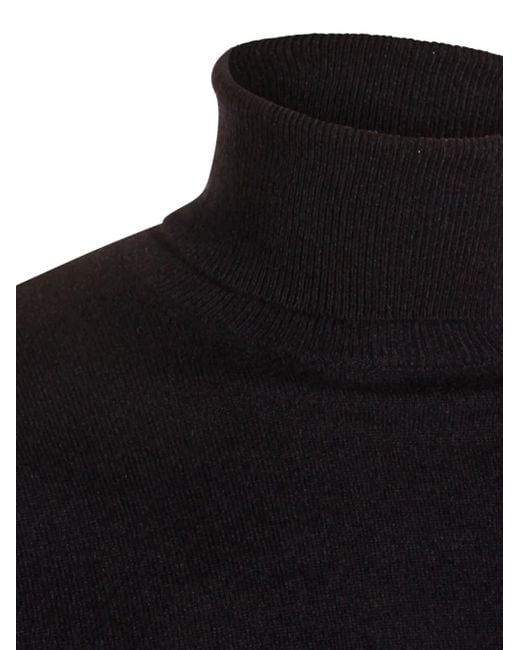 Malo Blue Turtleneck Sweater for men