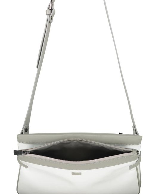 Herno White Zip-Fastening Cross Body Bag
