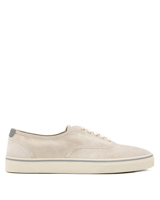 メンズ Brunello Cucinelli スエード スニーカー White