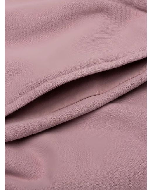 Stone Island Pink Cargo-Pocket Fleece Trousers for men