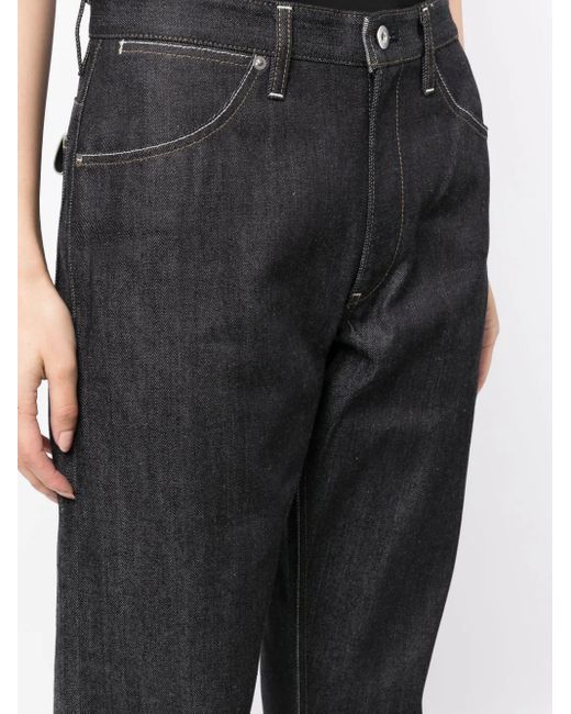 Jean À Coutures Contrastantes Jil Sander en coloris Blue