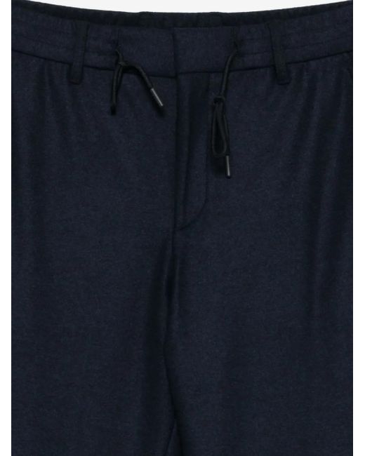 Boss Blue Drawstring Trousers for men