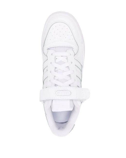 Adidas White Forum Low Sneakers