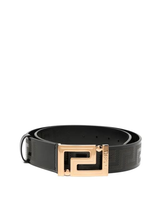 Cintura Greca di Versace in Black da Uomo