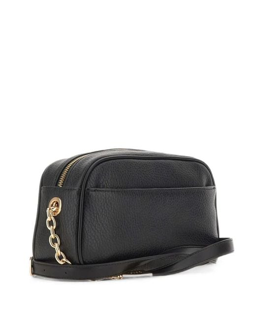 Liu Jo Black Small Pebbled-Effect Shoulder Bag