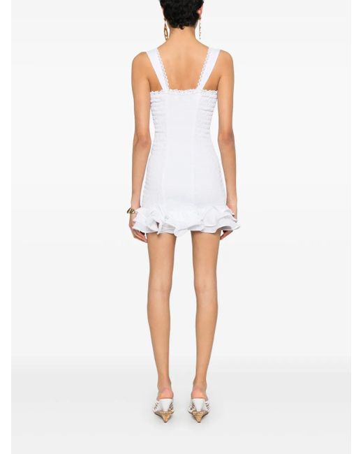 Vestido corto Sunil Charo Ruiz de color White