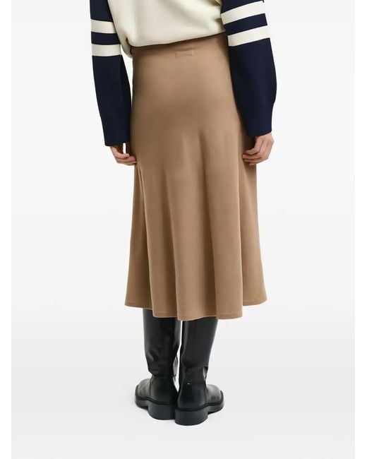 Gant Natural A-Line Midi Skirt