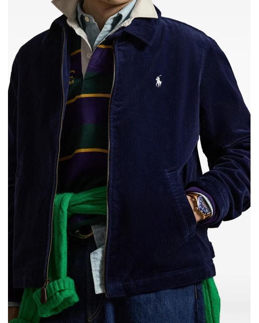 Polo Ralph Lauren Blue The Wynton Corduroy Jacket for men