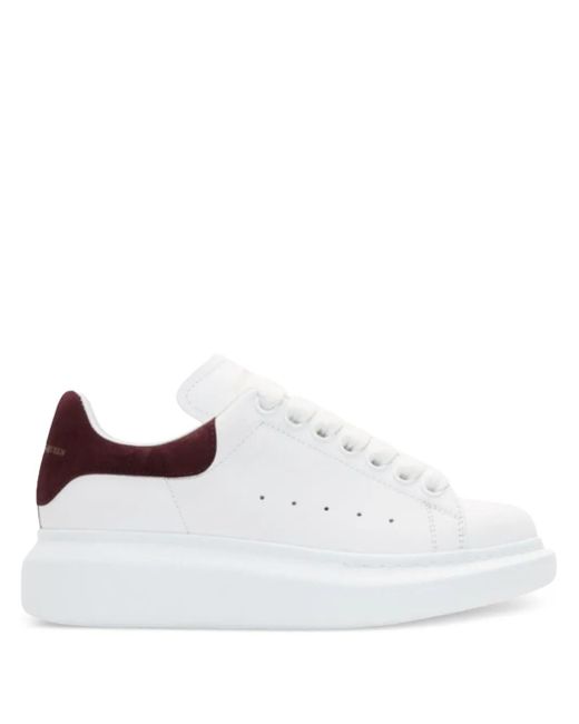 メンズ Alexander McQueen Oversized "white/burgundy" スニーカー