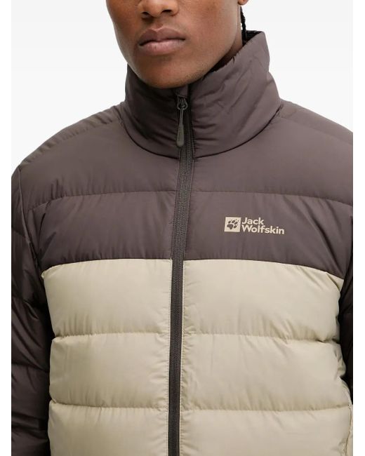 Jack Wolfskin Natural Colour-Block Padded Jacket for men