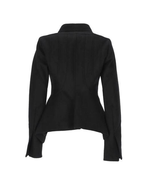 Rick Owens Black Wool Blazer Jacket