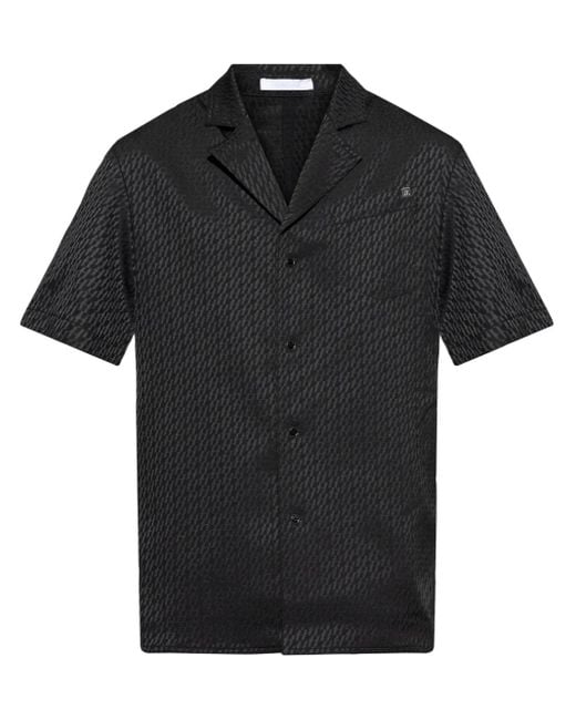 Helmut Lang Overhemd Met Korte Mouwen in het Black voor heren