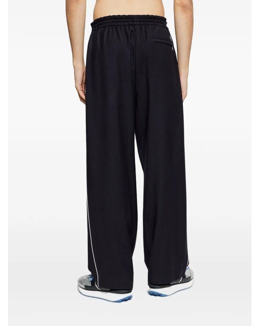 Loewe Blue Drawstring Logo Track Pants for men