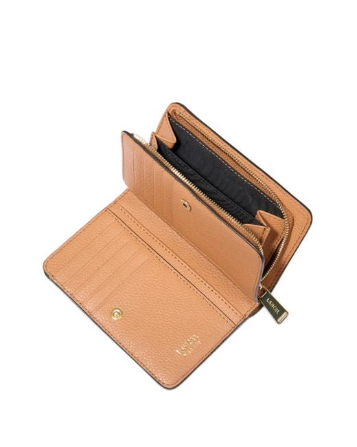 Lancel Natural Eckiges Enveloppe Portemonnaie