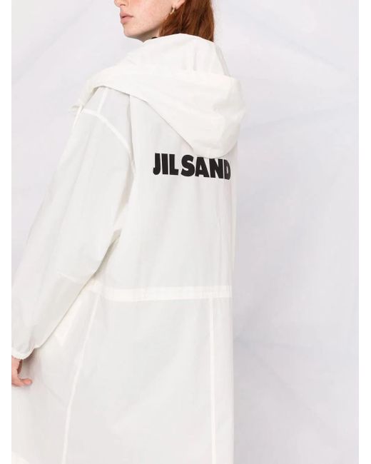 Jil Sander White Trench Coats