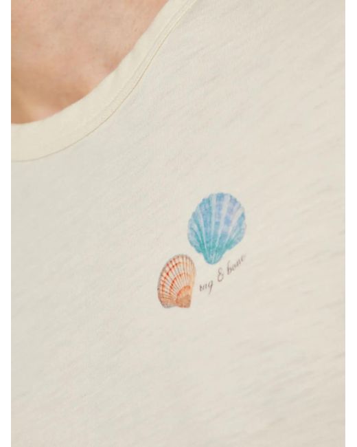Rag & Bone White Cotton T-Shirt
