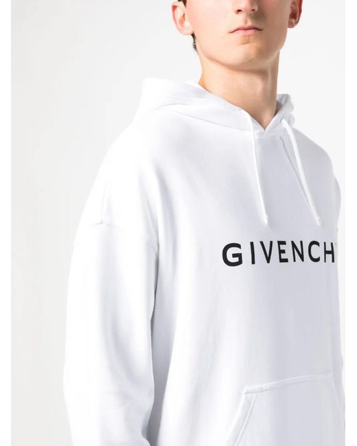 Givenchy White Logo Hoodie for men