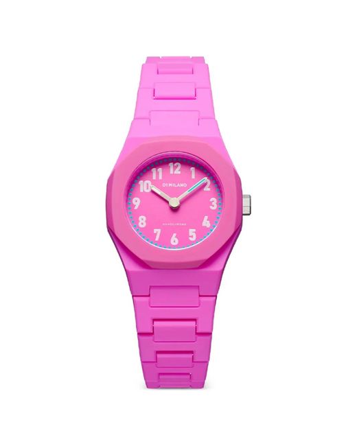 D1 Milano Pink Flamingo Polycarbon 32Mm Watch