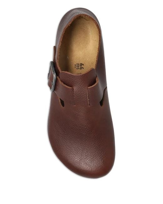Birkenstock Brown London Wire Buckle Shoes for men
