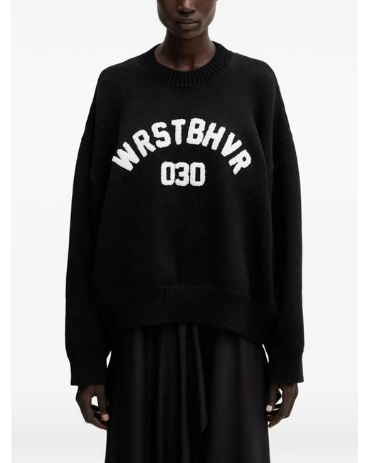 WRSTBHVR Black Pull Luna V3 À Logo