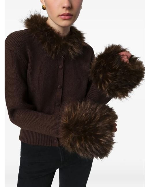 Apparis Brown Rosa Cardigan