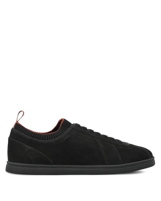 Loro Piana Black Soho 2.0 Walk Leather Sneakers for men