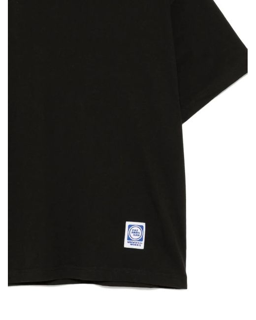 Universal Works Black Short-Sleeved T-Shirt for men