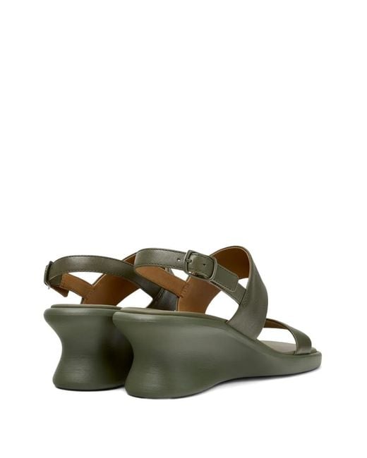 Camper Green Louise Buckled Sandals