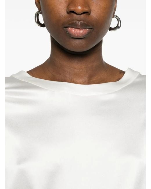 Mazzarelli White Angie Blouse