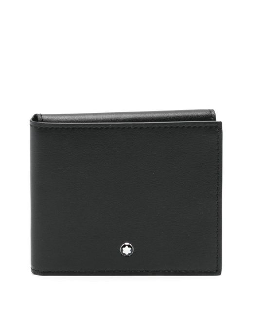 Montblanc Black Tri-fold Leather Wallet for men