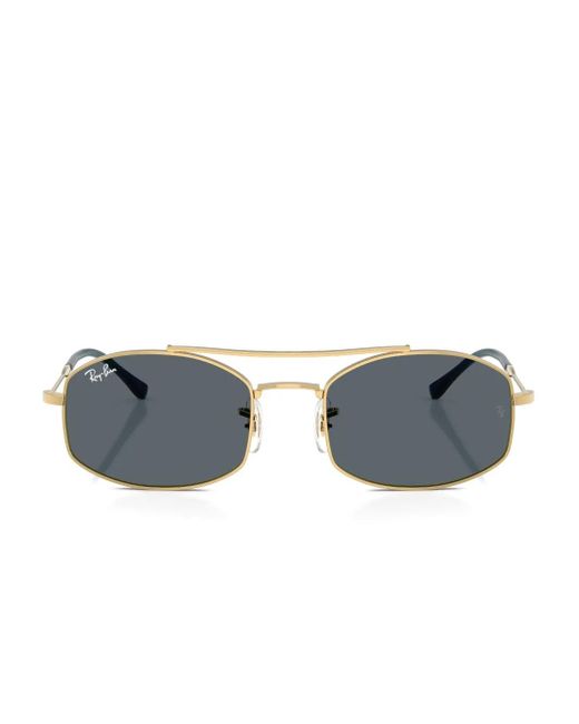 Occhiali Da Sole Ovali di Ray-Ban in Gray