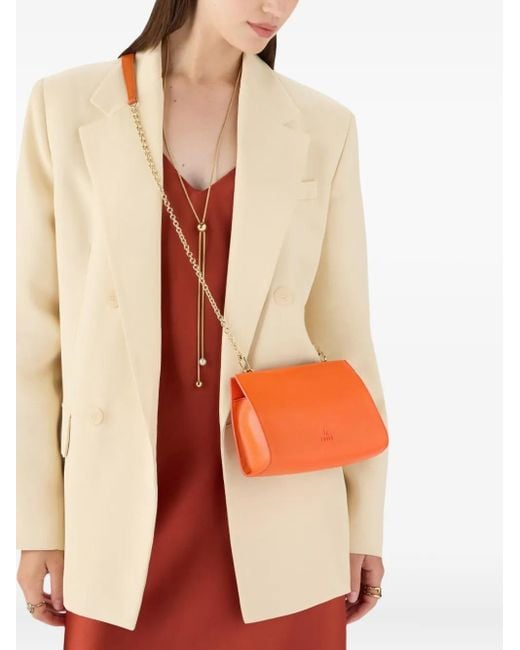 Furla Orange Mini Sac My À Bride En Chaîne