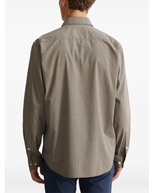 Marc O' Polo Natural Printed Button-Up Shirt for men