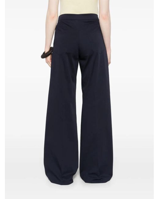 Etro Blue Pegaso-Buttons Trousers