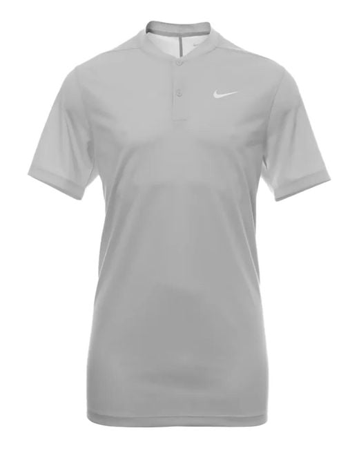 Nike Gray Victory Blade Performance Polo for men
